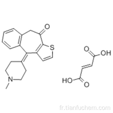 Fumarate de kétotifène CAS 34580-14-8